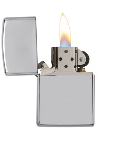 ENCENDEDOR ZIPPO VINTAGE CHROME HIGH POLISHED